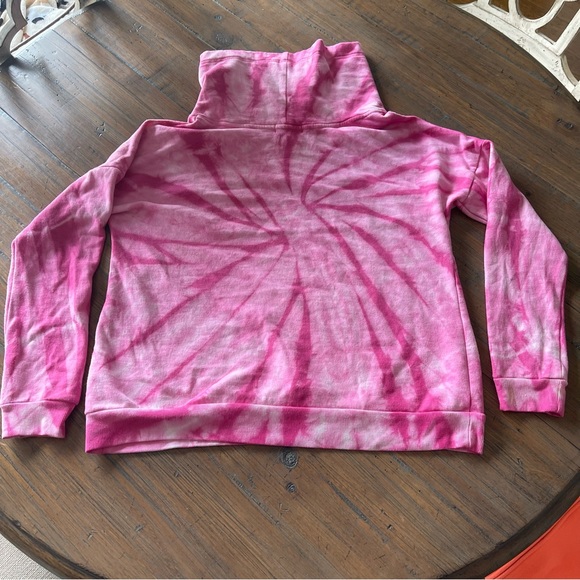 Simply Southern L pink tie dye sweatshirt - Picture 10 of 16